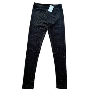 NWT Crewcuts stretch velvet leggings , size 12